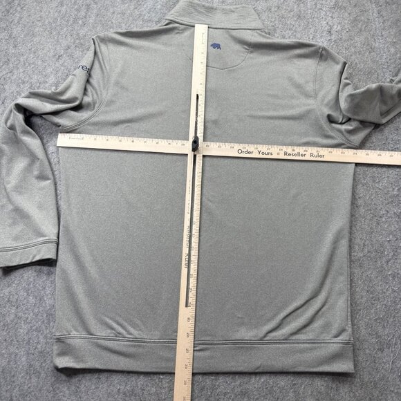 Onward Reserve 1/4 Zip Pullover Men L Gray Performance Stretch Lightweight - Picture 10 of 15